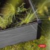 imageKeter 48quot X 48quot inches Wood Look Raised Garden Bed Durable Outdoor Herb Garden Planter for Vegetables Flowers and Succulents BrownGray