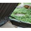 imageKeter Brightwood 120 Gallon Resin Large Deck Box for Patio Garden Outdoor Cushion Storage Pool Accessories Tools Grey