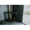 imageKeter Compact Corner Tool Rack for Maximum Storage and Organization  Easy to Assemble and Organize 25 LongHandled Garden Tools Rakes Brooms Shovels and Accessories