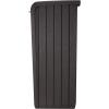 imageKeter Copenhagen 32 Gallon Resin Large Trash Can with Lid for Patio and Outdoor Kitchen Brown32 Gallon