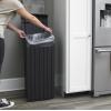 imageKeter Copenhagen 32 Gallon Resin Large Trash Can with Lid for Patio and Outdoor Kitchen Brown32 Gallon