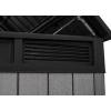 imageKeter Cortina Mega Ft AllWeather Outdoor Resin Horizontal Storage Shed for Outdoor Yard and Garbage Bin Storage with Lockable Doors Graphite