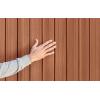 imageKeter Darwin 4x6 Resin Outdoor Storage Shed KitPerfect to Store Patio Furniture Garden Tools Bike Accessories Beach Chairs and Lawn Mower Brown