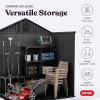 imageKeter Darwin 6x8 Resin Outdoor Storage Shed KitPerfect to Store Patio Furniture Garden Tools Bike Accessories Beach Chairs and Lawn Mower BrownGray