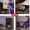 imageKeter Delivery Box for Porch with Lockable Secure Storage Compartment to Keep Packages Safe One Size BrownBox