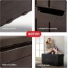 imageKeter Marvel Plus 71 Gallon Resin Deck BoxOrganization and Storage for Patio Furniture Outdoor Cushions Throw Pillows Garden Tools and Pool Toys Dark GreyBrown
