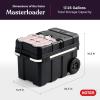 imageKeter Masterloader Resin Rolling Tool Box with Locking System and Removable Bins  Perfect Organization and Storage Chest for Power Drill Tape Measure and Screwdriver Set Black