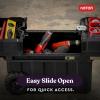 imageKeter Masterloader Resin Rolling Tool Box with Locking System and Removable Bins  Perfect Organization and Storage Chest for Power Drill Tape Measure and Screwdriver Set Black