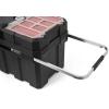 imageKeter Masterloader Resin Rolling Tool Box with Locking System and Removable Bins  Perfect Organization and Storage Chest for Power Drill Tape Measure and Screwdriver Set Black
