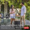 imageKeter Modern Cool Bar Outdoor Patio Furniture and Hot Tub Side Table with 75 Gallon Beer and Wine Cooler Dark GreyGrey