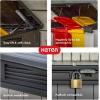 imageKeter Outdoor Storage Box ampamp Shed for House Patio ampamp Yard Elite Store 46 x 27 Ft Gray  Portable Utility Deck and Cabinet for Tools Equipment and Garbage