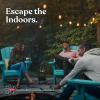 imageKeter Pacific Cool Bar Outdoor Patio Furniture and Hot Tub Side Table with 75 Gallon Beer and Wine Cooler Espresso BrownBrown