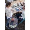 imageKeter Pacific Cool Bar Outdoor Patio Furniture and Hot Tub Side Table with 75 Gallon Beer and Wine Cooler Espresso BrownBrown