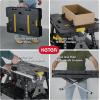 imageKeter Portable Folding Table Tool Storage Stand Workbench Sawhorse with 12quot Clamps