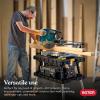 imageKeter Portable Folding Table Tool Storage Stand Workbench Sawhorse with 12quot Clamps