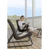 imageKeter Rio 3 Piece Resin Wicker Patio Furniture Set with Side Table and Outdoor Chairs for Front Porch and Backyard Decor Dark GreyBrown