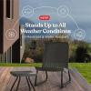 imageKeter Rio 3 Piece Resin Wicker Patio Furniture Set with Side Table and Outdoor Chairs for Front Porch and Backyard Decor Dark GreyDark Grey