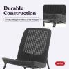imageKeter Rio 3 Piece Resin Wicker Patio Furniture Set with Side Table and Outdoor Chairs for Front Porch and Backyard Decor Dark GreyDark Grey