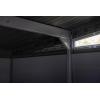 imageKeter Signature Collection 11x7 Ft AllWeather Storage Shed with Skylight Window Builtin Ventilation Customizable Walls ampamp Lockable Double Doors Ashwood
