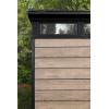 imageKeter Signature Collection 11x7 Ft AllWeather Storage Shed with Skylight Window Builtin Ventilation Customizable Walls ampamp Lockable Double Doors Ashwood