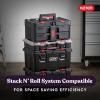 imageKeter StacknRoll Two Drawer Tool Box for Small Parts and Power Tool Accessories Fits Keter Modular Tool Storage System2 Drawer