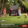 imageKeter StoreItOut Prime 43 x 37 ft Outdoor Resin Storage Shed with Easy Lift Hinges Perfect for Yard Tools Pool Floats and Garden Accessories BlackBlack
