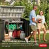 imageKeter StoreItOut Prime 43 x 37 ft Outdoor Resin Storage Shed with Easy Lift Hinges Perfect for Yard Tools Pool Floats and Garden Accessories BlackBlack