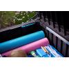 imageKeter Westwood 150 Gallon Resin Large Outdoor Storage Box for Patio Furniture Outdoor Cushions Garden Tools and Pool Floats Dark GreyDark Grey