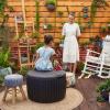 imageKeter Outdoor Storage Deck Box 37 Gallon Waterproof Patio Table Bin Circa BrownBrown