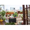 imageKeter Outdoor Storage Deck Box 37 Gallon Waterproof Patio Table Bin Circa BrownGrey