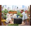 imageKeter Outdoor Storage Deck Box 37 Gallon Waterproof Patio Table Bin Circa BrownGrey