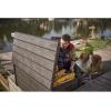imageKeter Outdoor Storage Deck Box for Patio Backyard ampamp Garden Brightwood 120 Gal Brown  Lockable Organizing and Waterproof Plastic Container Bench