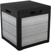 imageKeter Denali 200 Gallon Resin Large Deck Box with Double Wall 20mm Panels  Paintable and DrillableOrganization and Storage for Patio Furniture and Outdoor Items Grey ampamp Black30 Gallons