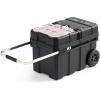 imageKeter Masterloader Resin Rolling Tool Box with Locking System and Removable Bins  Perfect Organization and Storage Chest for Power Drill Tape Measure and Screwdriver Set Black