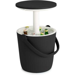 imageKeter Go Bar 42 Gallon Portable Beer and Wine Cooler with Handle and Pop Up Outdoor Table Perfect for Your Patio Picnic and Beach Accessories GraphiteGraphite